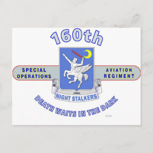 160TH SPECIAL OPERATION AVIATION REGIMENT SOAR POSTCARD