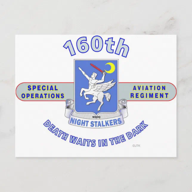 160TH SPECIAL OPERATION AVIATION REGIMENT SOAR POSTCARD | Zazzle