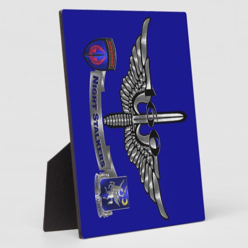 160th Special Operations Aviation NIGHT STALKERS Plaque