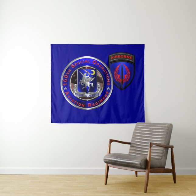 160th Special Operations Aviation NIGHT STALKERS Tapestry (In Situ (Horizontal))