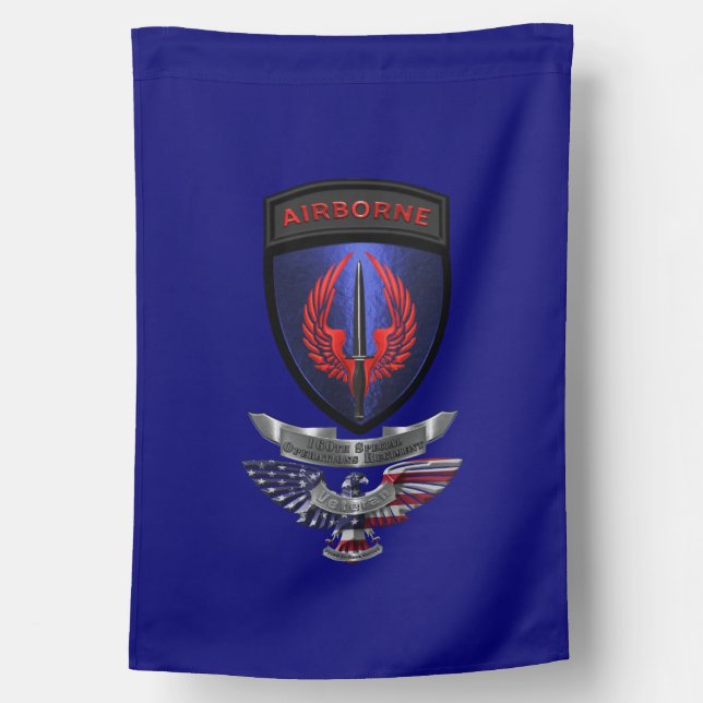 160th Special Operations Aviation Regiment 1st BAT House Flag (Back)