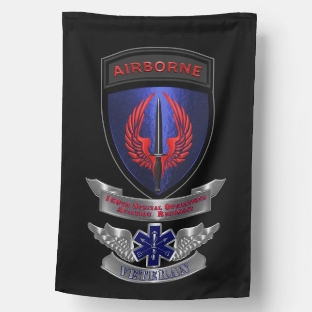160th Special Operations Aviation Regiment Medic  House Flag (Front)