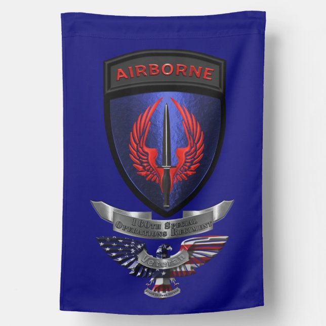 160th Special Operations Aviation Regiment Medics House Flag (Back)