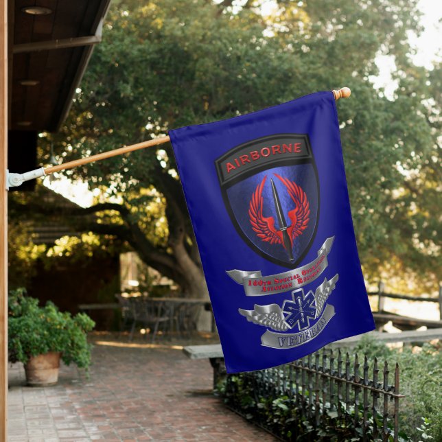 160th Special Operations Aviation Regiment Medics House Flag (In SItu)