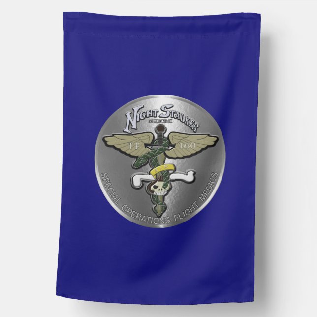 160th Special Operations Aviation Regiment MEDICS House Flag (Front)