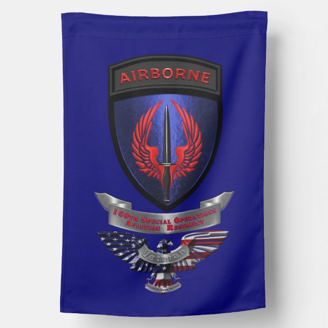 160th Special Operations Aviation Regiment Medics House Flag (Back)