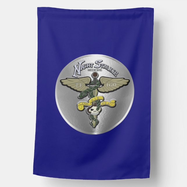 160th Special Operations Aviation Regiment MEDICS House Flag (Front)