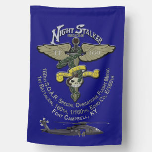 160th Special Operations Aviation Regiment Medics House Flag
