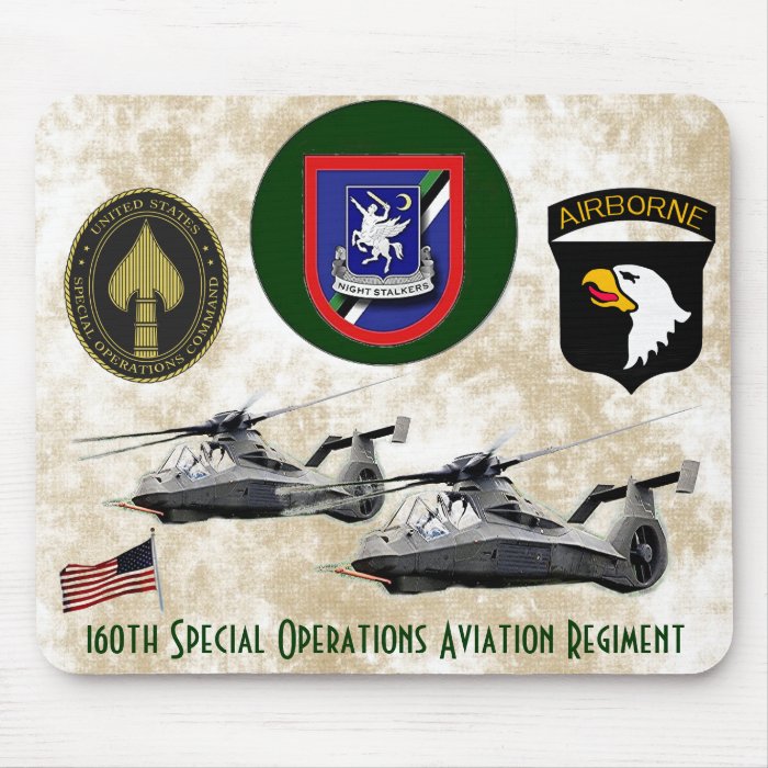 160th Special Operations Aviation Regiment Mouse Pads