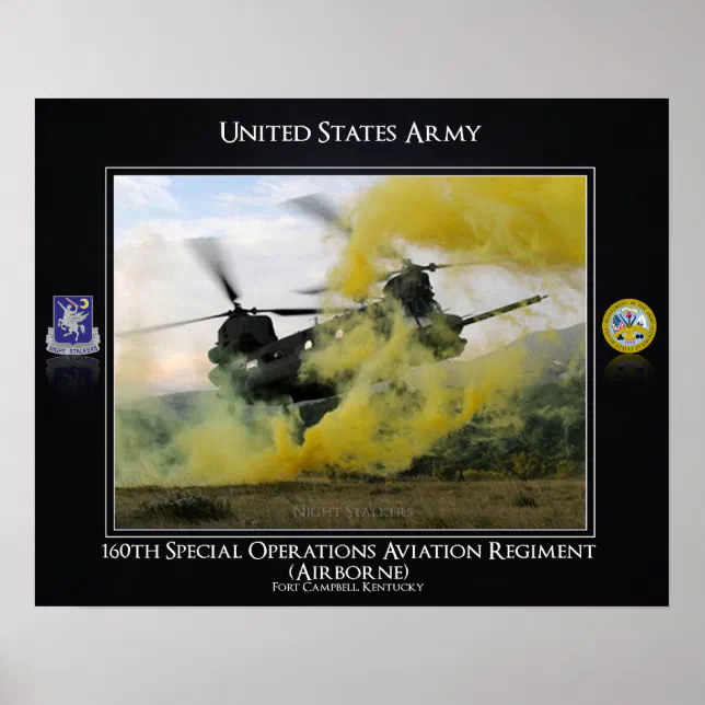 160th Special Operations Aviation Regiment Poster | Zazzle