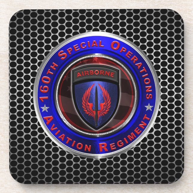 160th Special Operations Aviation Regiment “SOAR” Beverage Coaster (Front)