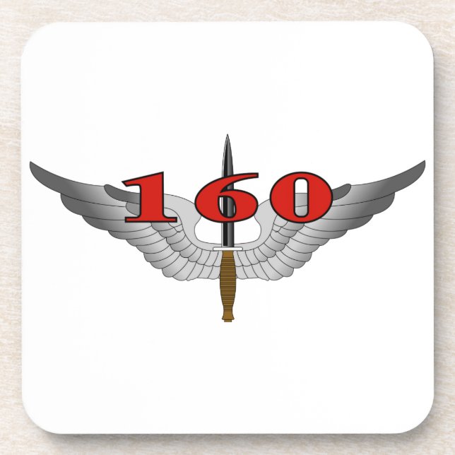 160th Special Operations Aviation Regiment (SOAR) Beverage Coaster (Front)