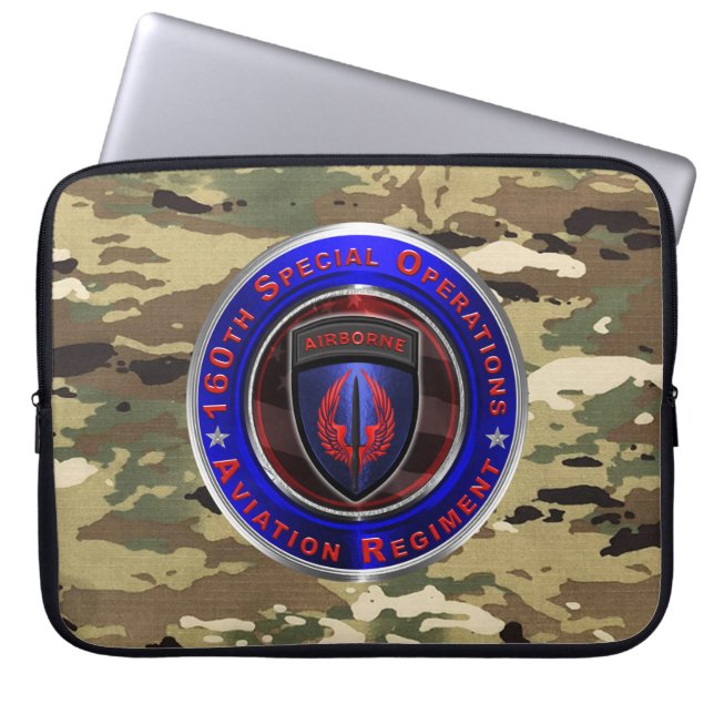 160th Special Operations Aviation Regiment SOAR Laptop Sleeve (Front)