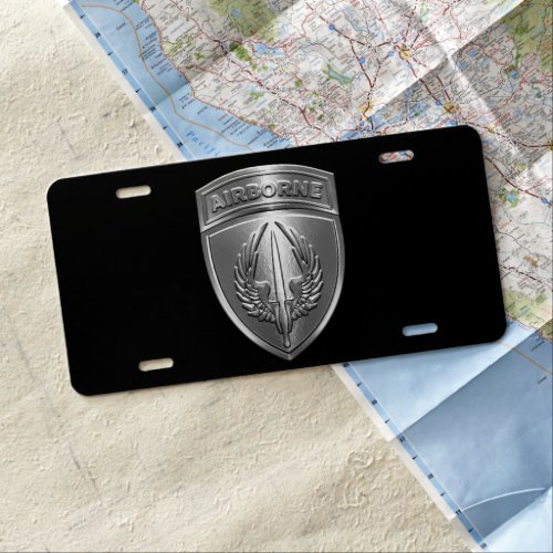 160th Special Operations Aviation Regiment âœSOARâ  License Plate