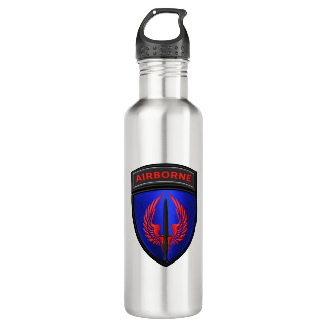 160th Special Operations Aviation Regiment “SOAR”  Stainless Steel Water Bottle (Front)