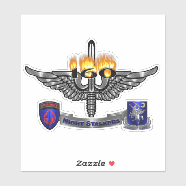 160th Special Operations Aviation Regiment “SOAR” Sticker | Zazzle