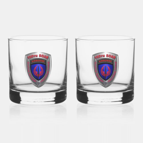 160th Special Operations Aviation Regiment SOAR Whiskey Glass