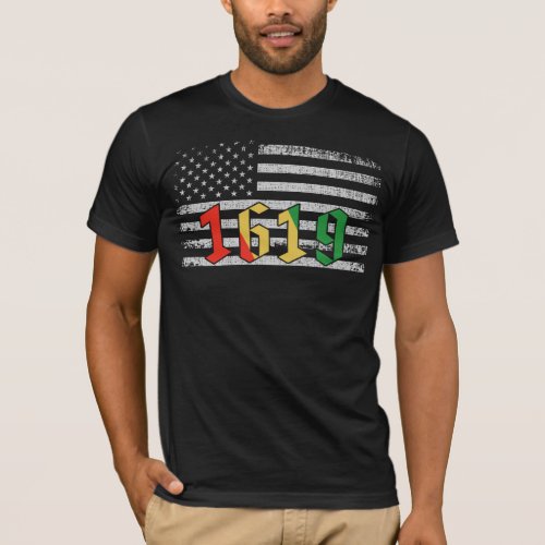 1619 Our Ancestors African Pride Black History T_Shirt