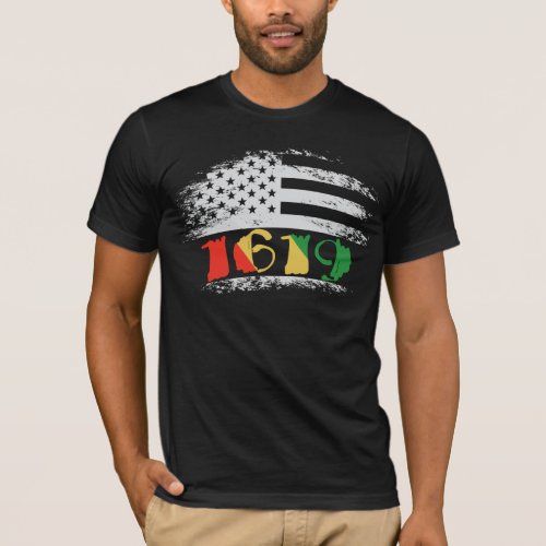 1619 Our Ancestors African Pride Black History T_Shirt