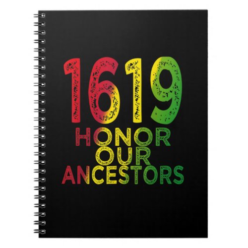1619 Our Ancestors Project Black History Month Notebook
