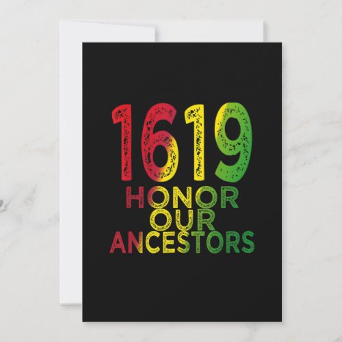 1619 Our Ancestors Project Black History Month Save The Date