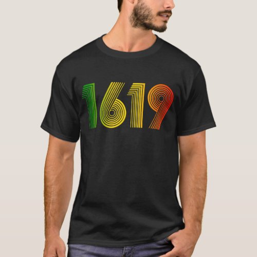 1619 Vintage Black History Month Our Ancestors  T_Shirt