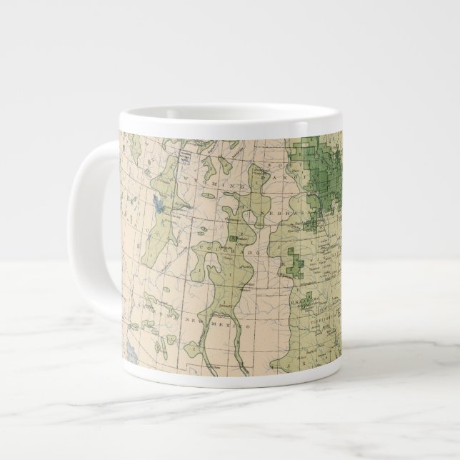 161 Barley/sq mile Giant Coffee Mug (Front Left)