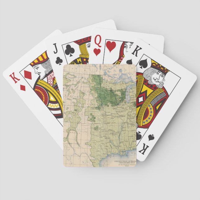 161 Barley/sq mile Poker Cards (Back)