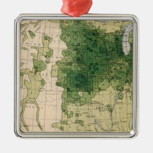 162 Hay, forage/sq mile Metal Ornament