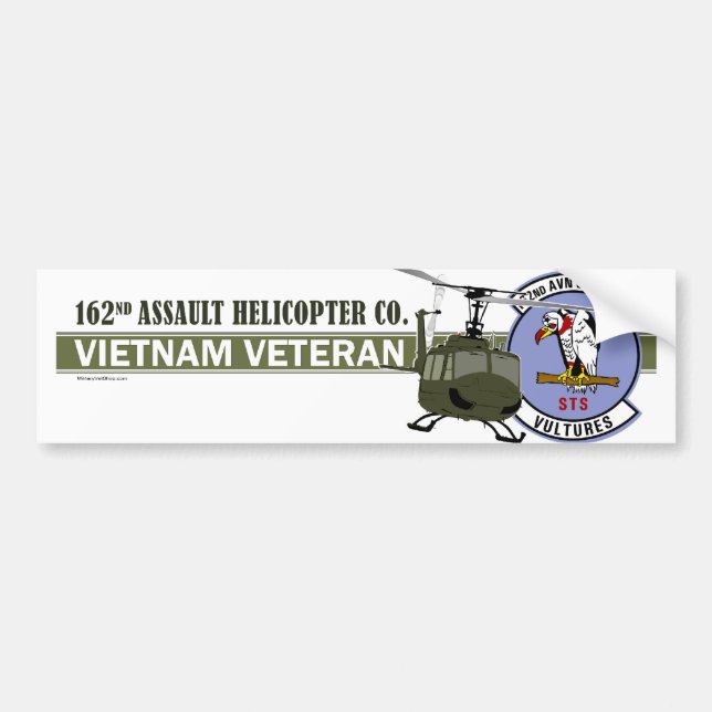 162nd AHC Bumper Sticker (Front)