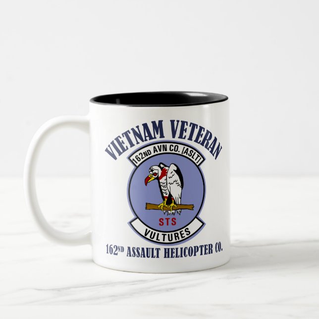 162nd AHC - Vietnam Veteran Two-Tone Coffee Mug (Left)