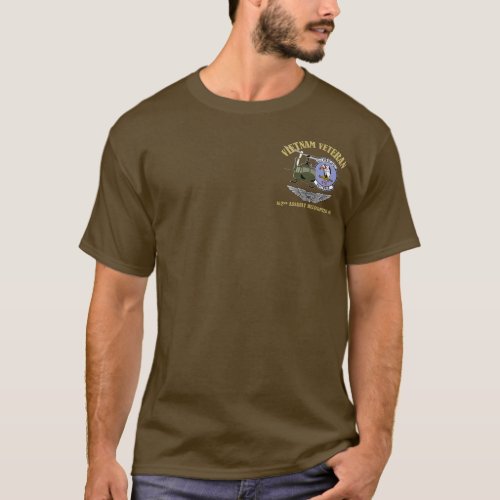 162nd AHC w Wings and UH_1 Helicopter T_Shirt