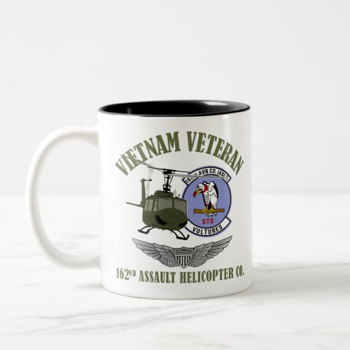 162nd AHC w Wings and UH_1 Helicopter Two_Tone Coffee Mug