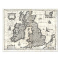 Vintage Map of British Isles 1631