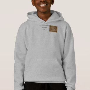 1633 Atantic Ocean Portolan Chart - Pascoal Roiz Hoodie