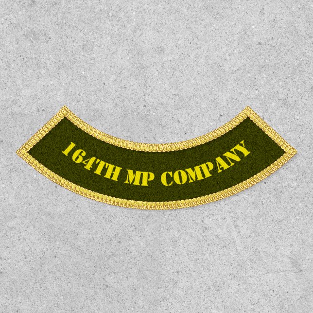 164th MP Co. Rocker Patch (Front)