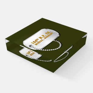 164th MP Company Miesau Germany Paperweight