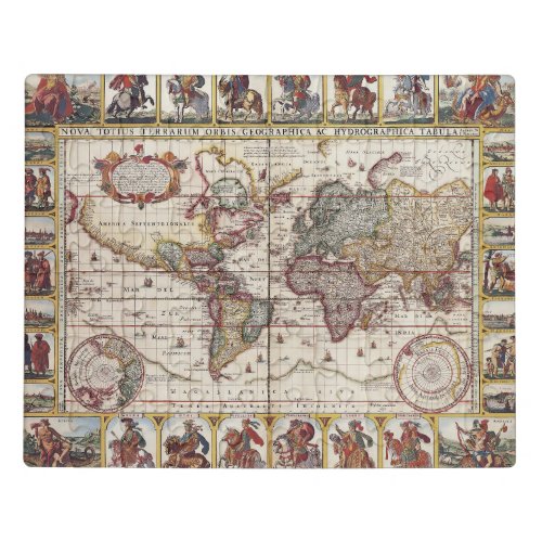 1652 Map of the World Doncker Sea Atlas World Map Jigsaw Puzzle