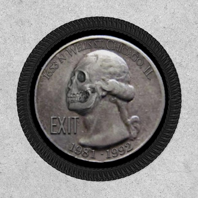 1653 Quarter Skull Patch (Front)