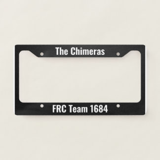1684 License Plate Frame
