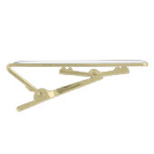 1685 Bormeester Map of the World Gold Finish Tie Clip (Side)