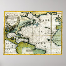 1691 Atlantic Nautical Chart
