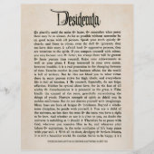 1692 Desiderata - Parchment look paper, 25 sheets (Front)