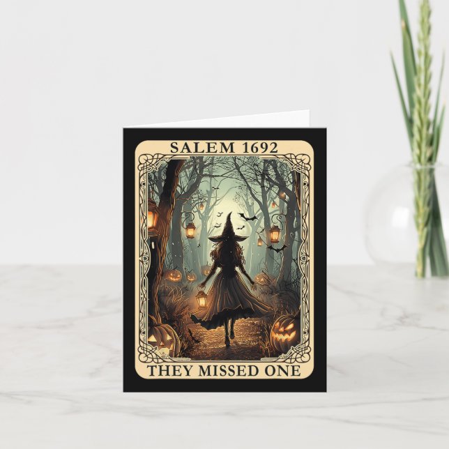 1692 Halloween Witch They Missed One Tarot Card Wo (Front)