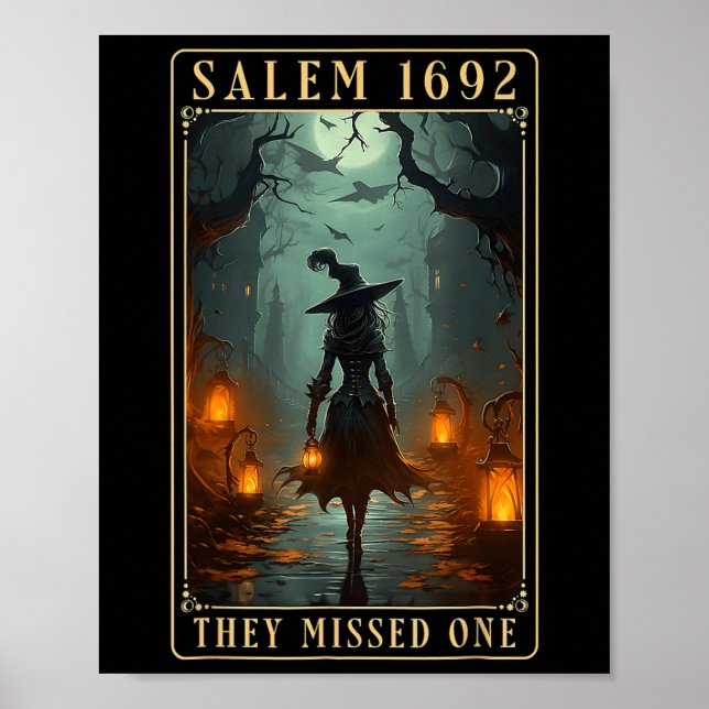 1692 They Missed One Halloween Witch  Poster (Front)