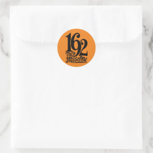 1692 They Missed One Witch Halloween Spooky Season Classic Round Sticker