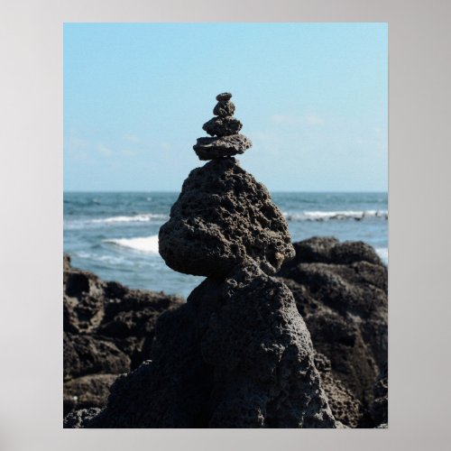 16×20 Rock Tower Jeju Island Korea Photo Print
