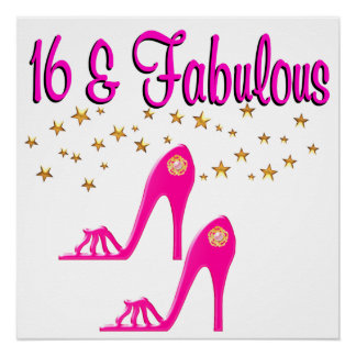 Happy 16th Birthday Posters | Zazzle