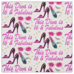 16 AND FABULOUS DIVA FABRIC