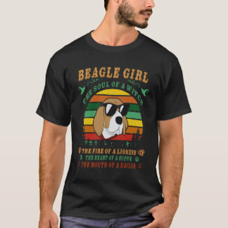 16 Beagle Girl - he Soul - The Fire - The Heart - T-Shirt